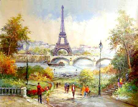 Tranh phong cảnh Paris